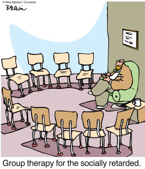 Group therapy for the socially retarded.