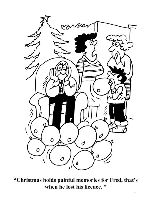 'Christmas holds painful memories for Fred, that's when he lost his licence. '