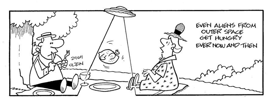 evens aliens from out of space get hungry ever now and then