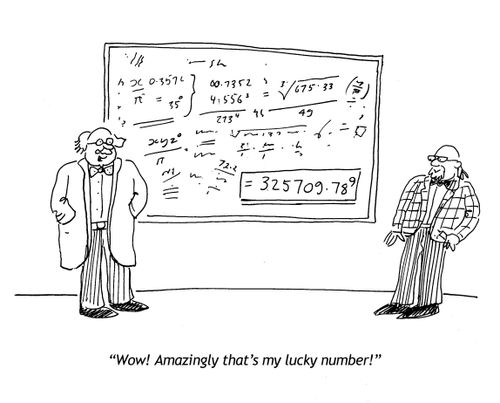 'Amazingly that's my lucky number!'