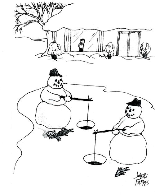 Ice Fishing.