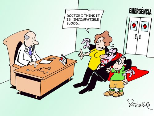 "Doctor I think it is incompatible blood..."