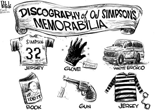 Discography of OJ Simpson's Memorabilia.