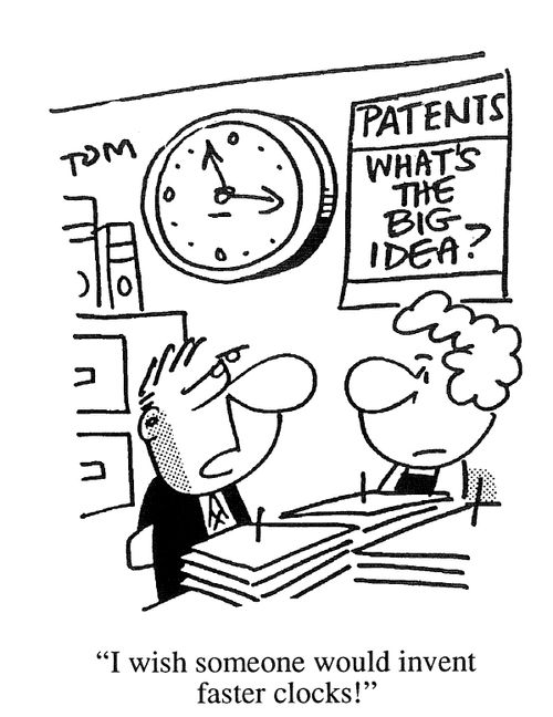 'I wish someone would invent faster clocks.'