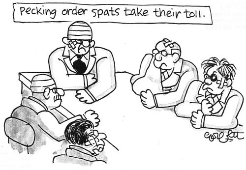 Pecking order spats take their toll.