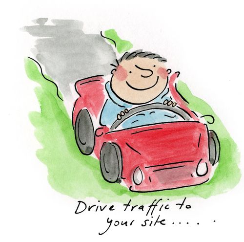 Drive traffic to your site...