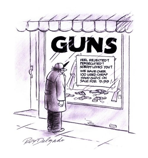 Feel rejected? Persecuted? Nobody loves you? We have over 100 used cheap handguns on sale for 9.99!
