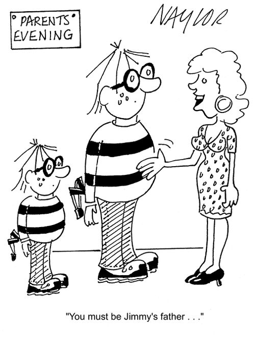 'You must be Jimmy's father . . .'