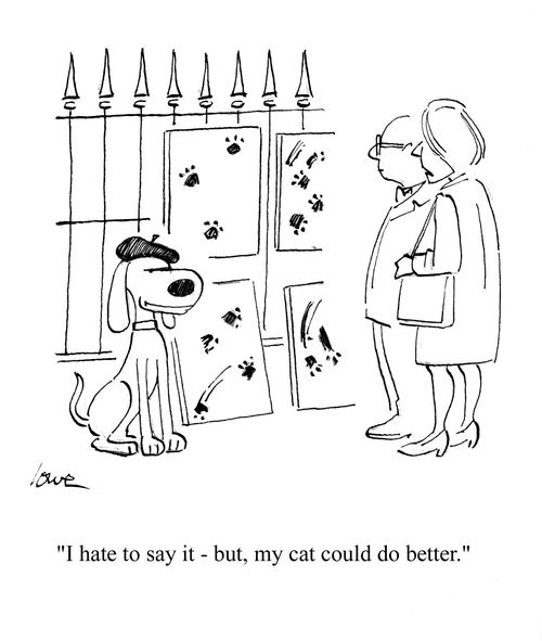 'I hate to say it - but, my cat could do better.'