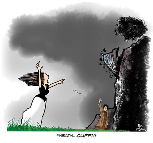 'Heath. . . Cliff!!!'