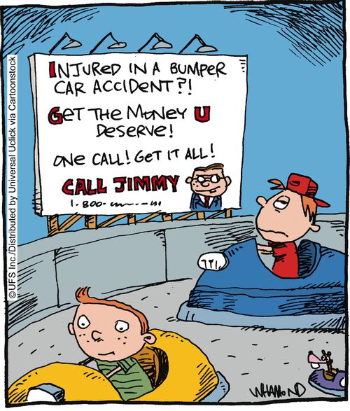 Injured in a bumper car accident?! Get the money u deserve! One call! Get it all!