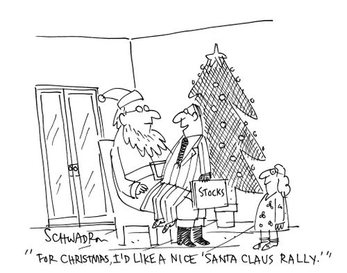 'For Christmas, I'd like a nice 'Santa Claus Rally'.'