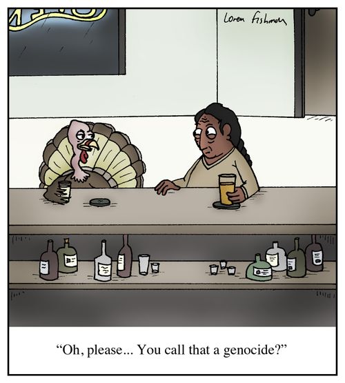 'Oh, please... You call that a genocide?'
