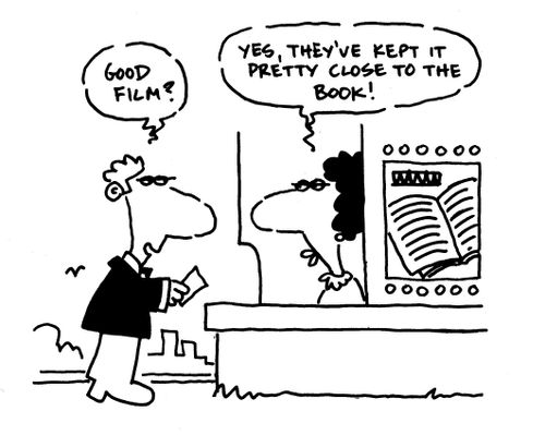 'Yes, they've kept it pretty close to the book.'