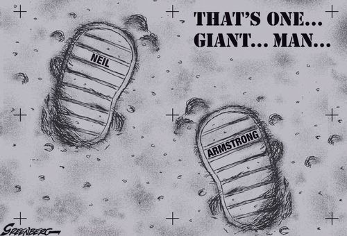Neil Armstrong: That's One. . . Giant. . . Man.