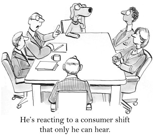'He's reacting to a consumer shift that only he can hear.'