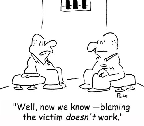'Well, now we know -- blaming the victim DOESN'T work.'
