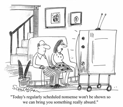 Nonsense on telly