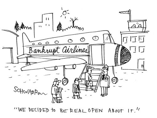 Bankrupt Airlines: 'We decided to be real open about it.'