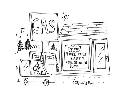 'New! - 'Fuel Price Rage' counselor on duty.'