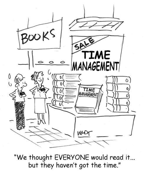 We thought everyone would read it, but they haven't got the time.