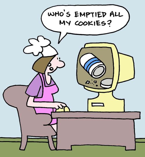 Who's emptied all my cookies?