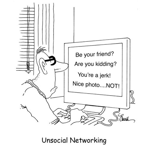 Unsocial Networking.