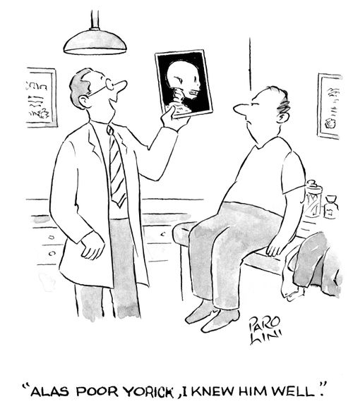 'Alas poor Yorick, I knew him well.'
