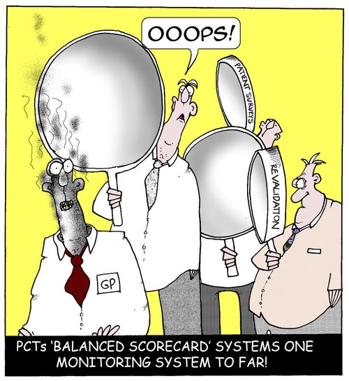 PCTs balanced scorecard systems one monitoring system to far.