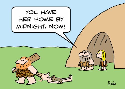 'You have her home by midnight, now!'