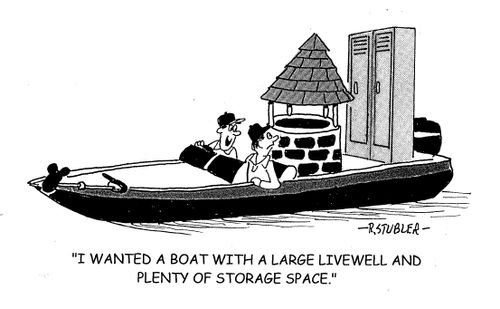 'I wanted a boat with a large livewell and plenty of storage space.'