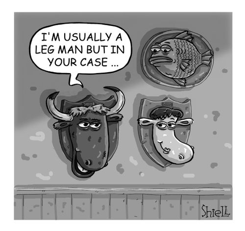 'I am usually a leg man but in your case...'