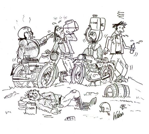 Bikers.