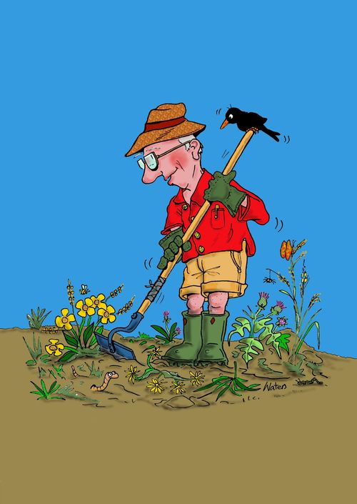 The happy gardener