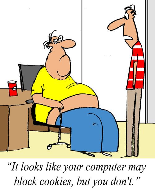 'It looks like your computer may block cookies, but you don't.'
