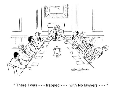 'There I was... Trapped... With no lawyers...'