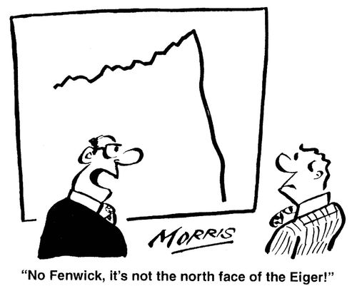 'No Fenwick, it's not the north face of the Eiger!'
