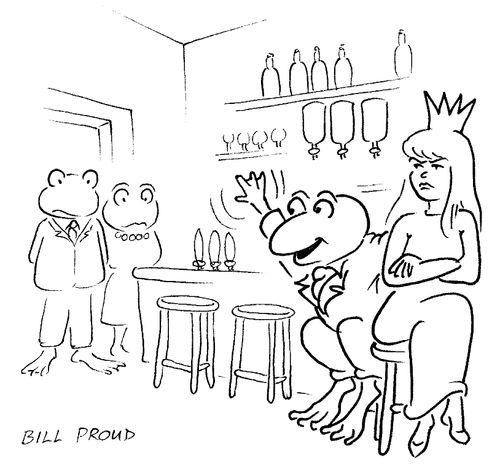 Frog and Princess in Bar
