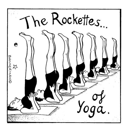'The Rockettes...of yoga'