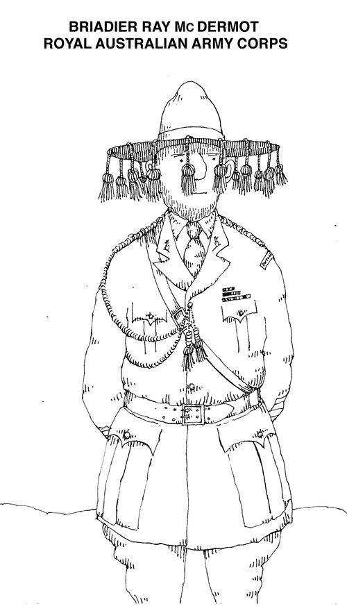 Brigadier Ray McDermot - Royal Australian Army Corps