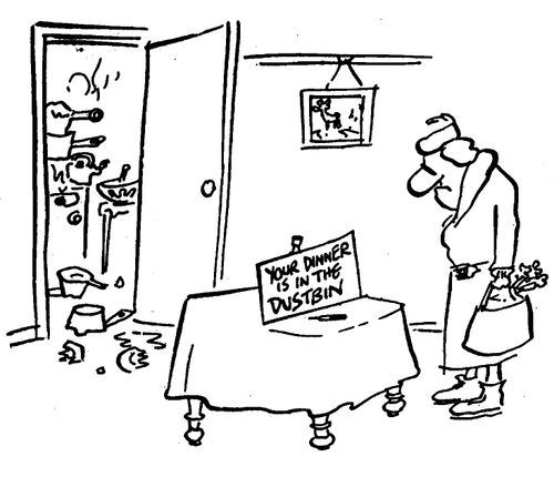 Your Dinner is in the Dustbin