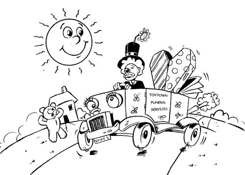 Toytown funeral service