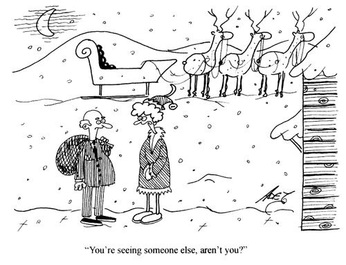 'You're seeing someone else, aren't you?'