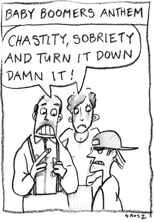 Baby boomers anthem.