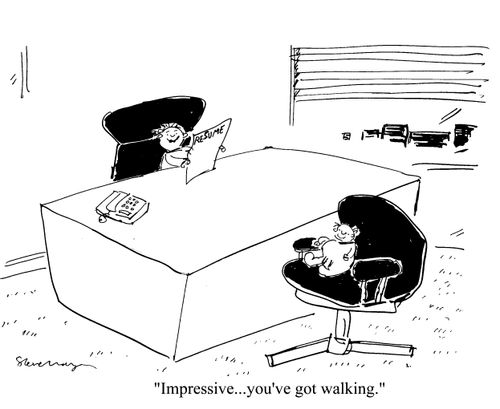'Impressive...you've got walking.'