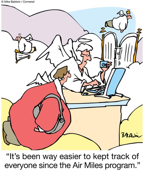 'It's been way easier to keep track of everyone since the Air Miles program.'