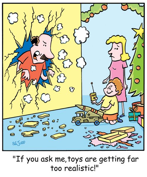 'If you ask me, toys are getting far too realistic!'