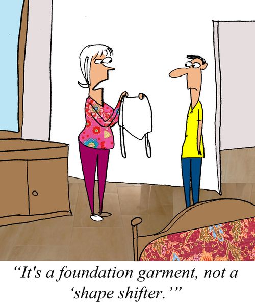 'It's a foundation garment, not a 'shape shifter''.