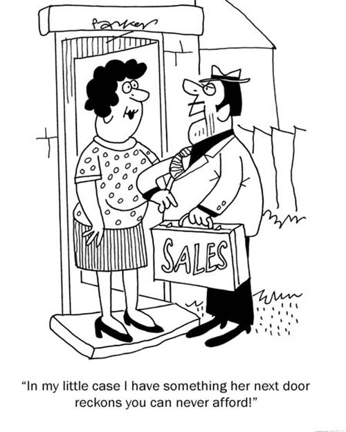 'In my little case I have something her next door reckons you can never afford!'