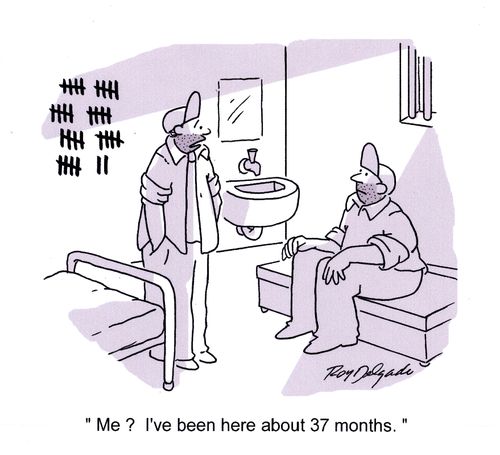 'Me? I've been here about 37 months.'
